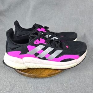 Adidas Women's Black and Pink Athletic Shoes Size 8.5
